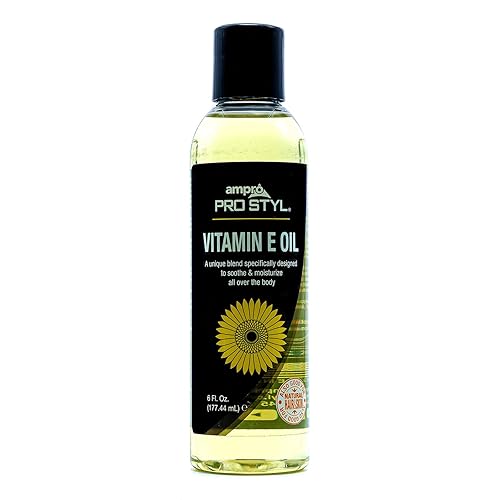 AmPro Pro Styl Vitamin E Oil - Ideal for Dry Hair and Skin - Helps Revive Tired, Damaged Tresses - Promotes Strong Nails - Soothes and Restores Beauty & Personal Care AmPro