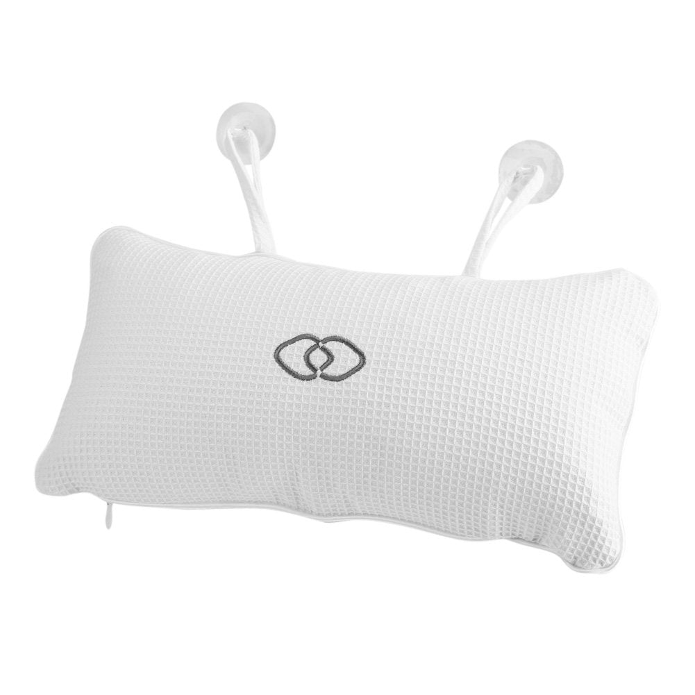 Bath Pillow, Bathtub Spa Cushion with Suction Cups Head Neck Support Soft Mesh Inflatable Bath Tub Rest Comfortable Non Slip Bathroom Relaxation Pad Beauty and Personal Care aqxreight