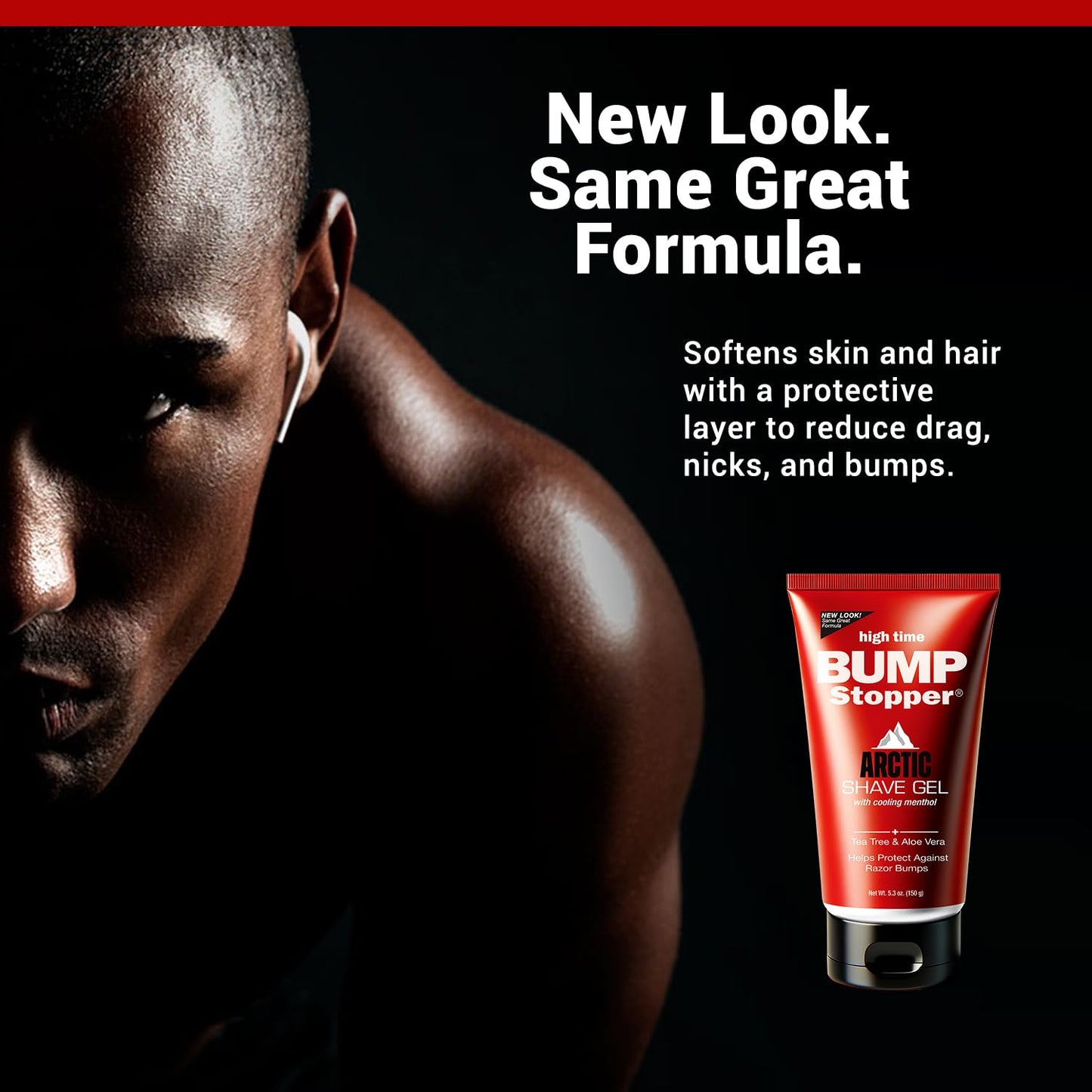 High Time Bump Stopper Shaving Cream With Tea Tree Oil 5oz Tube (2 Pack) Beauty and Personal Care high time