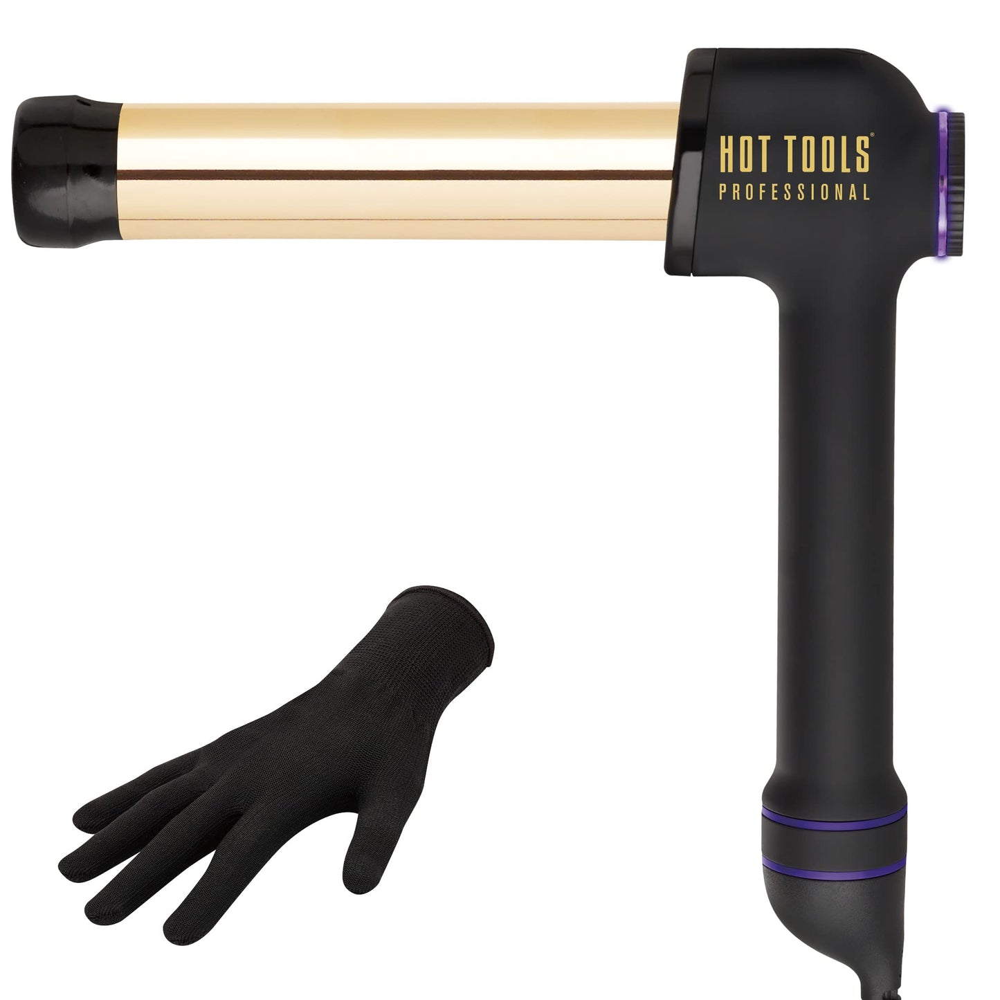 Hot Tools Pro Artist 24K Gold Curlbar Curling Wand | Long Lasting, Defined Curls (1-1/4 in) Beauty & Personal Care HOT TOOLS