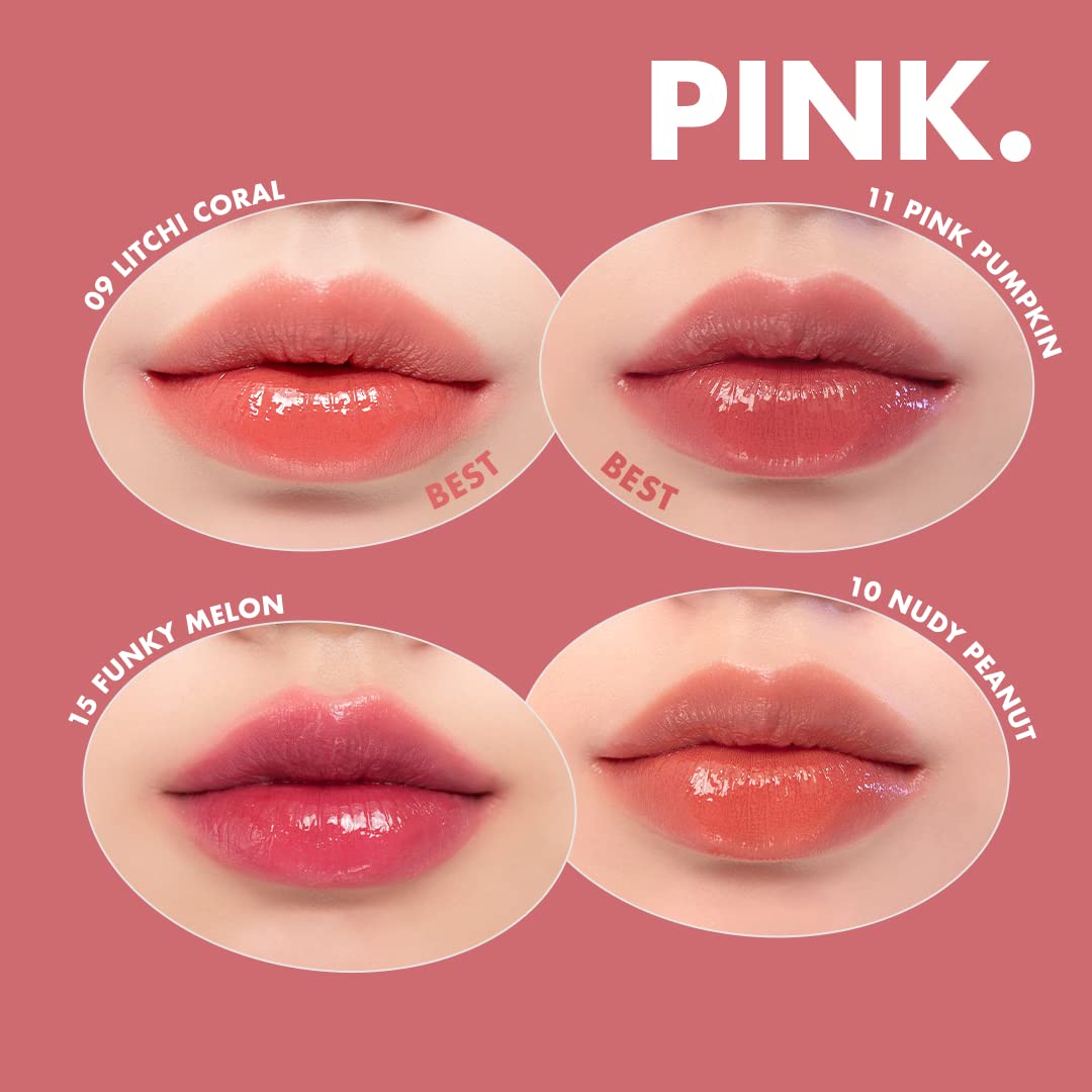 rom&nd Juicy Lasting Tint #12 Cherry Bomb - K-Beauty Vibrant Red Lip Stain for Pure, Glossy, Long-Lasting Hydration & Effortless Natural Radiance Beauty and Personal Care rom&nd