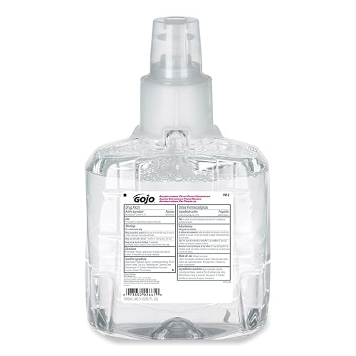 GOJO 1912-02 Antibacterial Plum Foam Hand Refill, Single Unit, 1200 mL Beauty & Personal Care GOJO