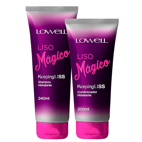 Lowell Kit Liso Mágico Shampoo + Conditioner Keeping Liss Beauty & Personal Care Lowell