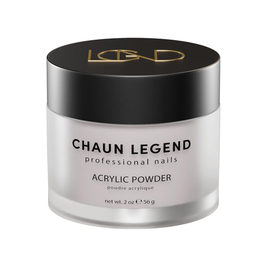 Chaun Legend Acrylic Powder, 2 Oz Long Lasting Salon Quality, Bubble Free, Self Leveling Professional Manicures, Fake Nails, Carving & Extensions