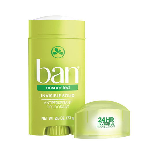 Ban Invisible Solid Antiperspirant and Deodorant for Women and Men, Sweet Simplicity Scent, 2.6 Oz. Beauty and Personal Care Ban
