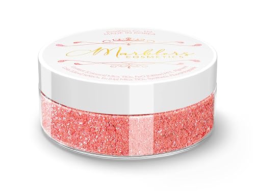 MARBLERS Chunky Natural Mica Powder [Love Potion Pearl] 0.11oz (3g) | Highly Pigmented | Non-Toxic, Vegan, Cruelty-Free | Eyeshadow, Body Butter, Nail Beauty & Personal Care MARBLERS
