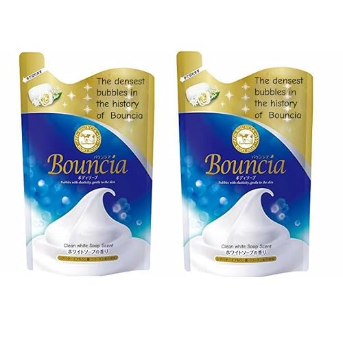 Cow Bouncia Body Wash, White Soap Scent Refill - 360 ml (Pack of 2) Beauty & Personal Care SOFIA BY ODE