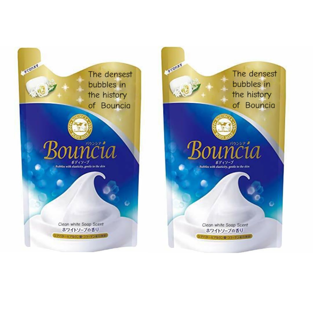 Cow Bouncia Body Wash, White Soap Scent Refill - 360 ml (Pack of 2) Beauty & Personal Care SOFIA BY ODE