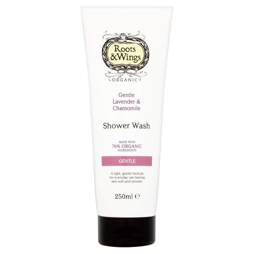 Roots & Wings Organic Gentle Lavender and Chamomile Shower Wash 250ml Beauty & Personal Care Roots & Wings