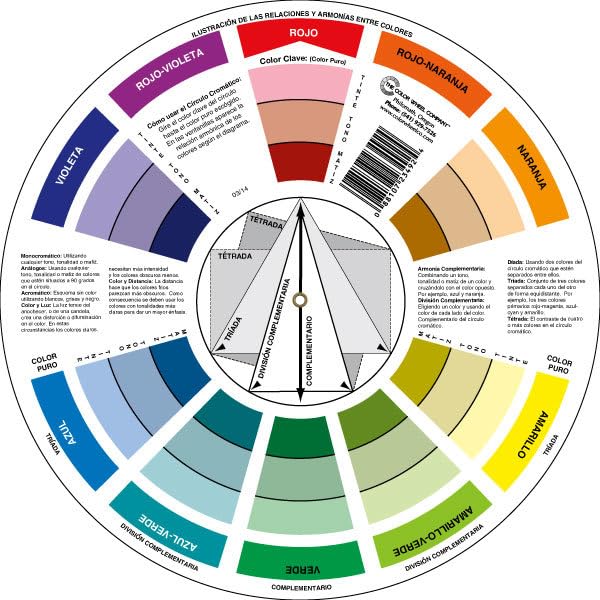 Color Wheel Co Pocket Color Wheel, Spanish Beauty & Personal Care Royal & Langnickel