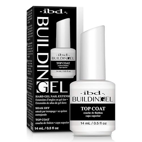 IBD Building Gel, Hard Gel Nail Extension, Soak-Off UV/LED Finish, Nail Strengthener Polish, Top Coat 0.5 fl oz Beauty & Personal Care IBD