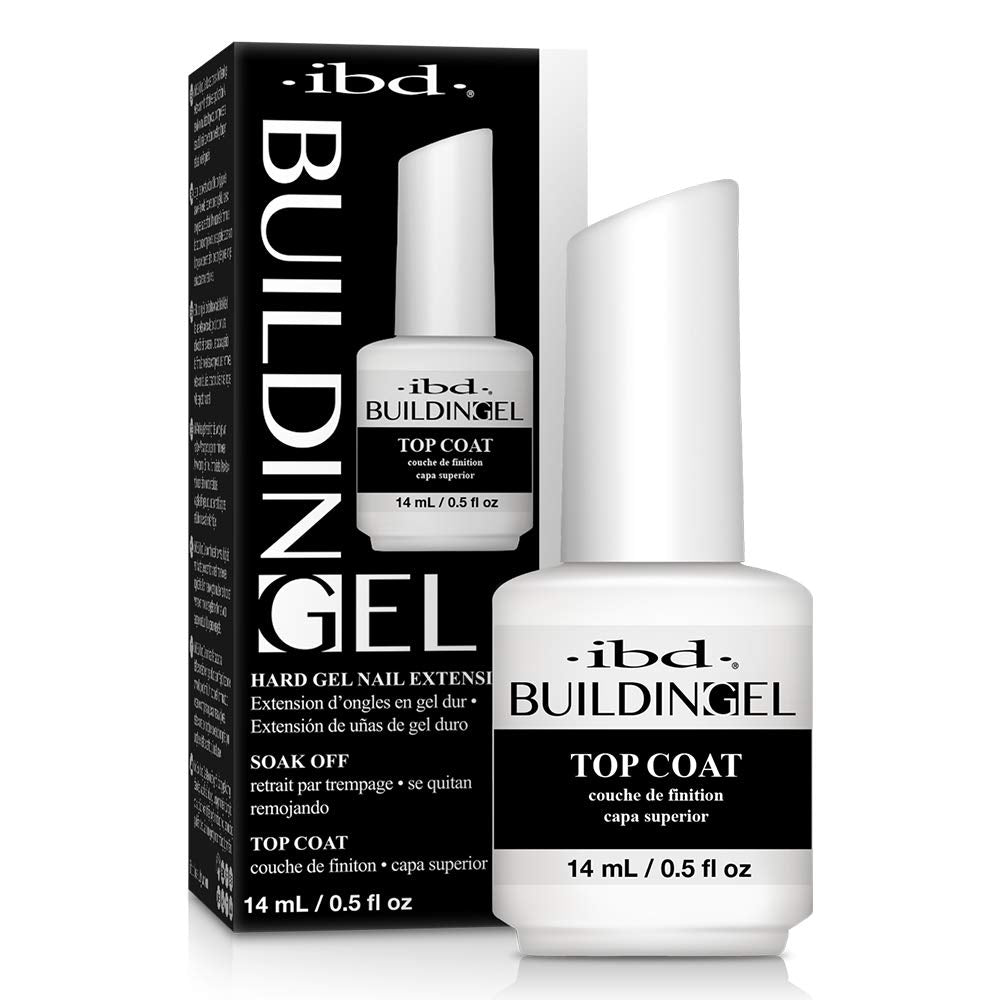 IBD Building Gel, Hard Gel Nail Extension, Soak-Off UV/LED Finish, Nail Strengthener Polish, Top Coat 0.5 fl oz Beauty & Personal Care IBD