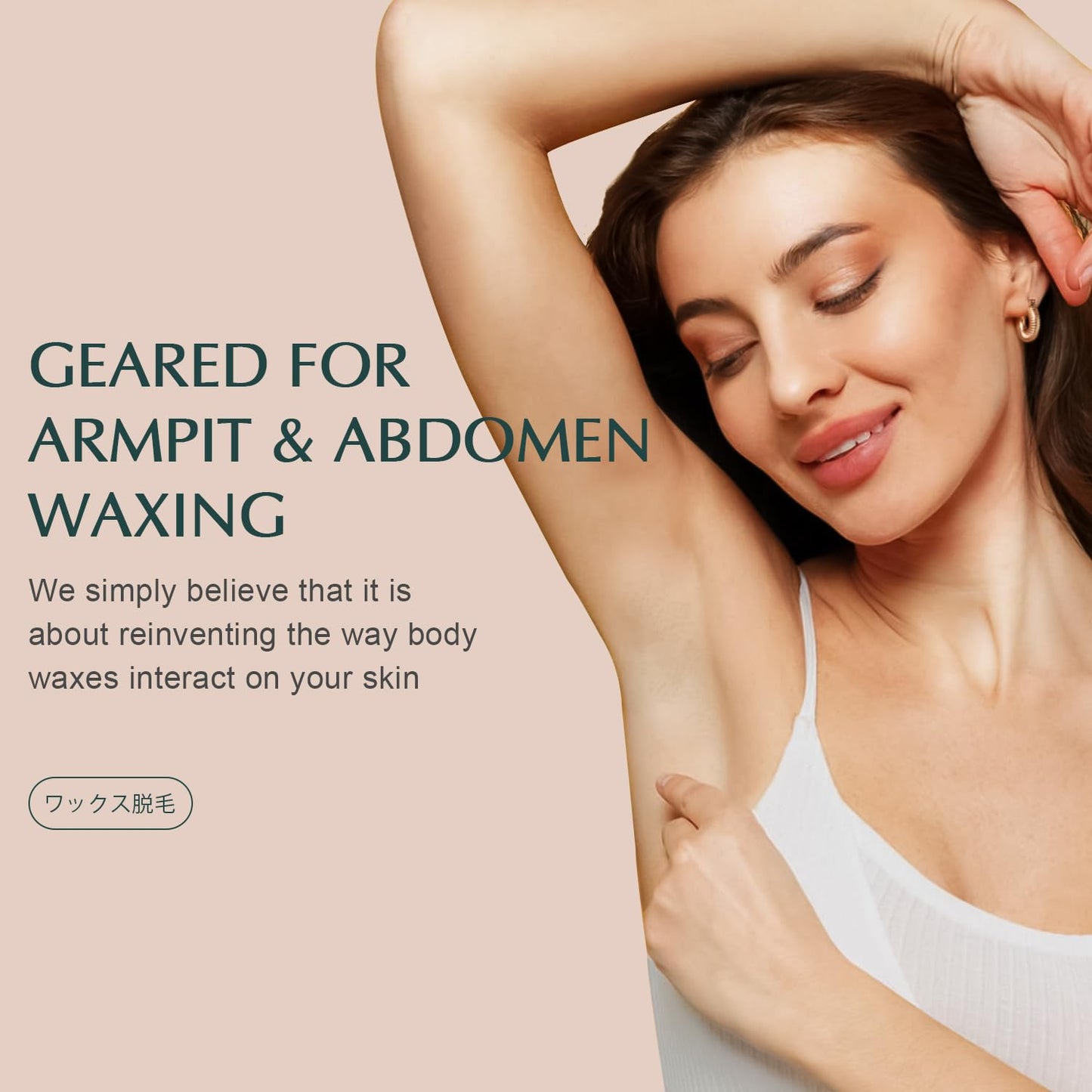 KOTAMU Hard Wax Beads for Hair Removal, 1lb Jasmine Wax Beads for Sensitive Skin Armpit Abdomen Face Leg Full Body Waxing Beans for Women Men at Home Beauty and Personal Care KOTAMU