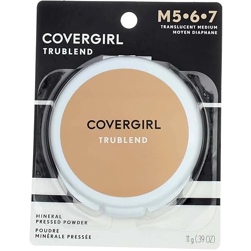 Covergirl TruBLEND Pressed Powder 4 Translucent Medium .39oz, Medium 4 (Pack of 4)4 Beauty & Personal Care COVER GIRL