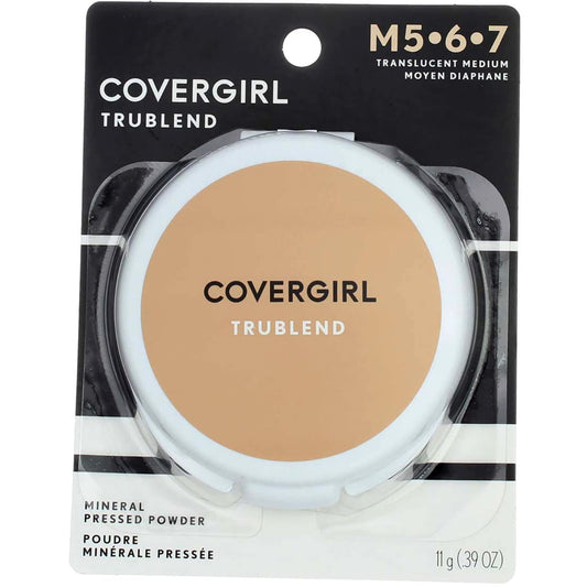 Covergirl TruBLEND Pressed Powder 4 Translucent Medium .39oz, Medium 4 (Pack of 4)4 Beauty & Personal Care COVER GIRL
