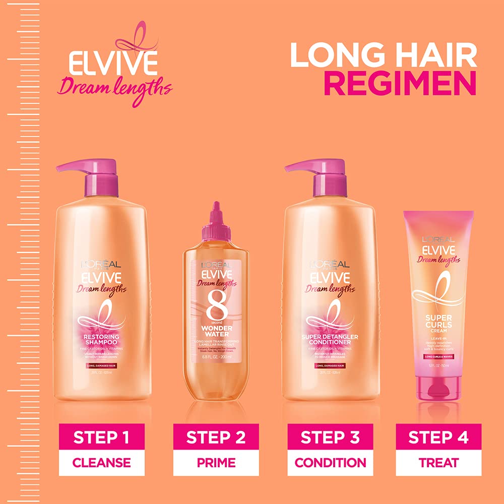 L’Oréal Paris Elvive Dream Lengths Super Curls Cream Leave-In, 5.1 Ounce Beauty & Personal Care L'Oreal Paris