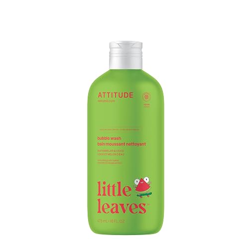 Attitude Bubble Wash for Kids, EWG Verified Bubble Bath, Hair Shampoo and Body Soap, Dermatologically Tested, Plant- and Mineral-Based, Vegan Beauty & Personal Care BIO SPECTRA ATTITUDE