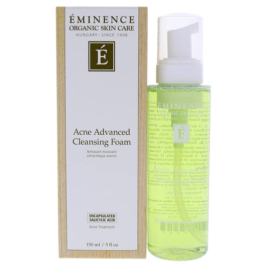 Eminence Acne Advanced Cleansing Foam for Unisex - 5 oz Cleanser Beauty & Personal Care Eminence