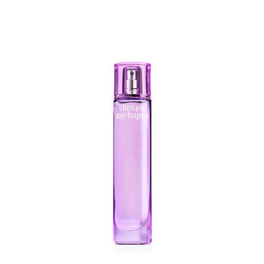 Clinique My Happy Fragrance Spray, Cocoa & Cashmere | Notes of Cocoa, Vanilla + Musk | Perfumes for Women, Mini Travel Size, 0.5 Fl Oz Beauty & Personal Care Clinique