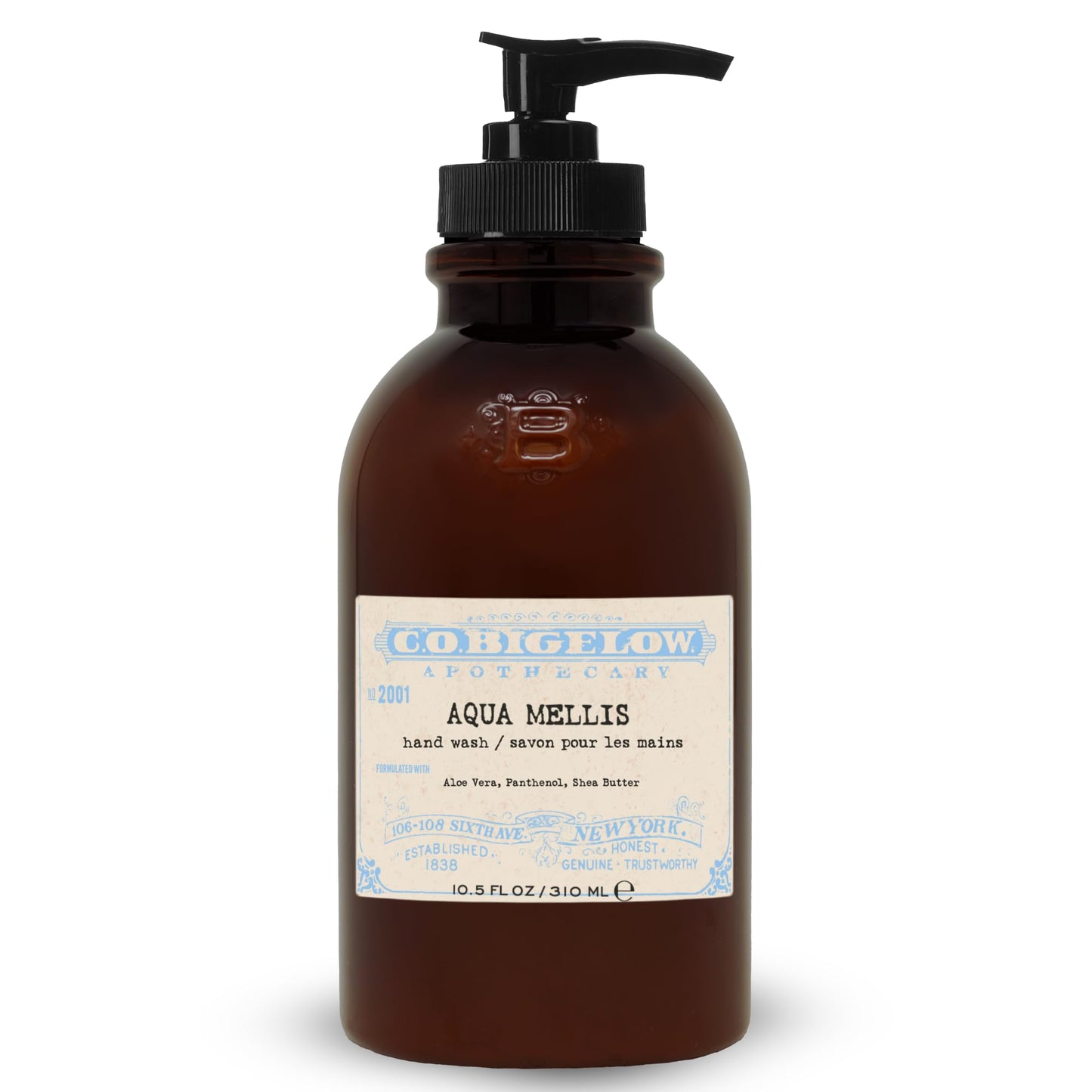 C.O. Bigelow Aqua Mellis Hand Wash, Iconic Collection Liquid Hand Soap with Shea Butter, Glycerin, Aloe Vera, 10.5 Fl Oz Beauty & Personal Care C. O. Bigelow