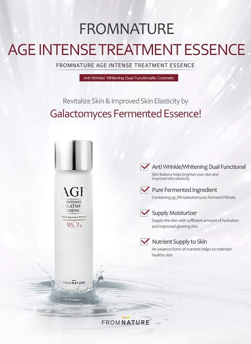 [FROM NATURE] AGE Intense Treatment Essence (150ml 5.07 oz) Wrinkle Repairing & Whitening Beauty & Personal Care Topnice