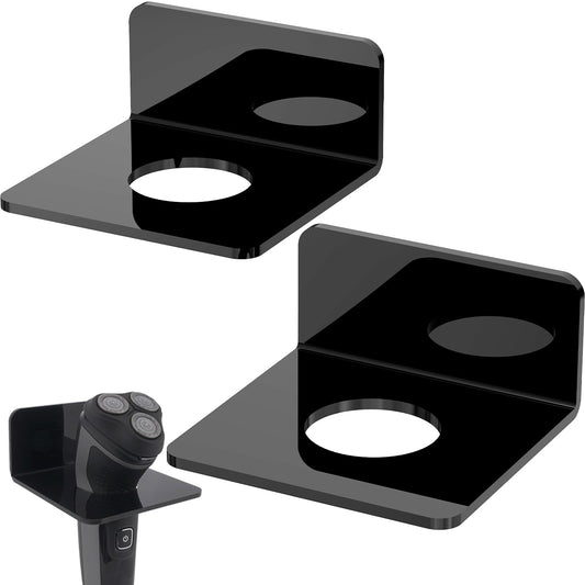 Linkidea 2 Pack Wall Mount Electric Razor Holder, Compatible with Philips Norelco Series 9 / 7 / 5, Self-Adhesive Bathroom Organizer Shaving Stand Beauty and Personal Care Linkidea