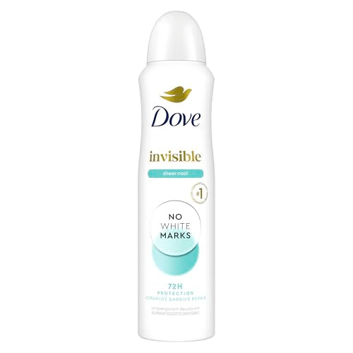 Dove Advanced Care Antiperspirant Deodorant Spray Invisible Sheer Cool Invisible antiperspirant deodorant tested on 100 colors Anti-stain Beauty and Personal Care Dove