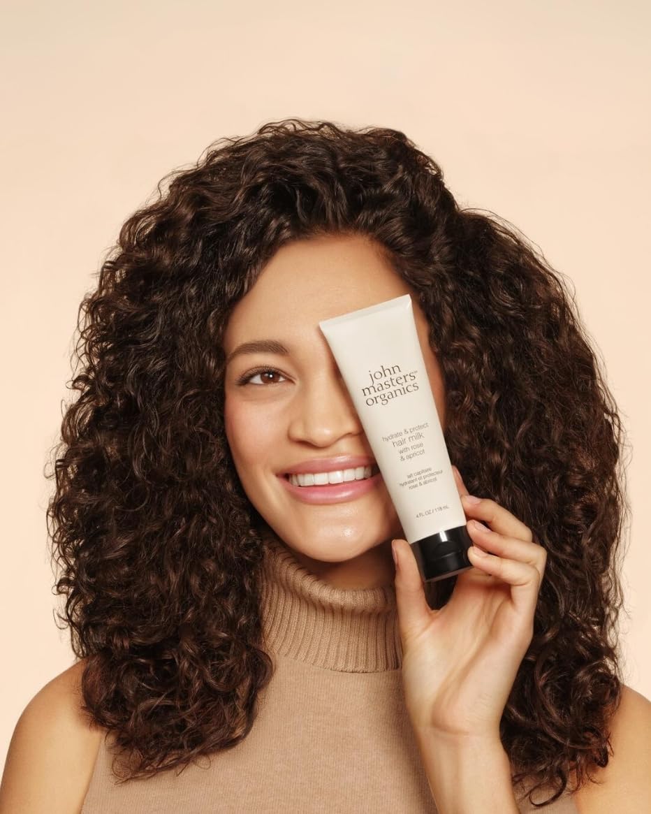 John Masters Hydrate & Protect Hair Milk with Rose & Apricot 4 fl OZ Beauty & Personal Care john masters organics