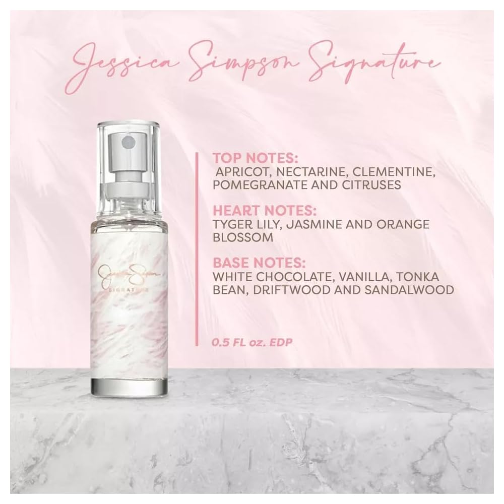 Jessica Simpson Collection 4-Piece Gift Set for Women - Mini Eau de Parfum Travel Spray - 0.5 Ounce Beauty & Personal Care Jessica Simpson
