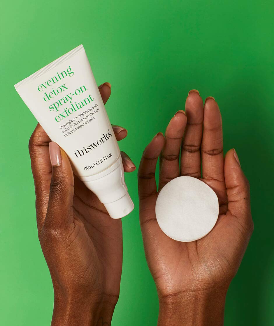 ~thisworks evening detox spray-on exfoliant: Skin Brightener, 60ml | 2 fl oz Beauty & Personal Care THISWORKS