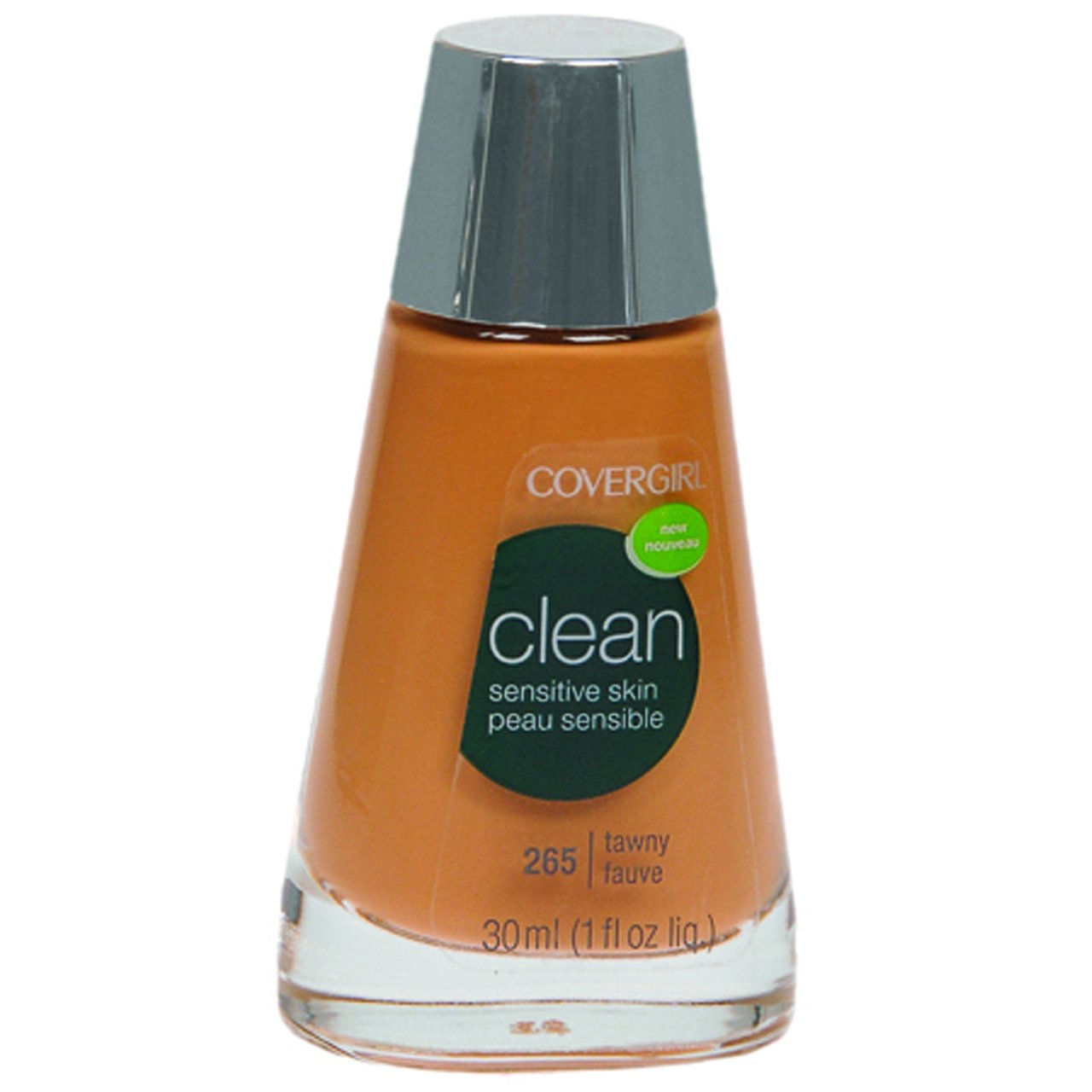 COVERGIRL Clean Sensitive Skin Liquid Makeup, Tawny (N) 265, 1.0 Ounce Bottle (packaging may vary) Beauty & Personal Care COVERGIRL