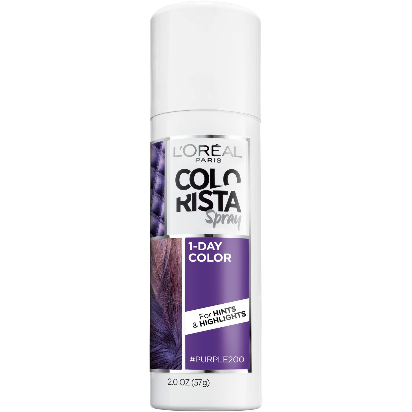 L'Oreal Paris Colorista 1-Day Washable Temporary Hair Color Spray, Purple, 2 Ounces Beauty & Personal Care L'Oreal Paris