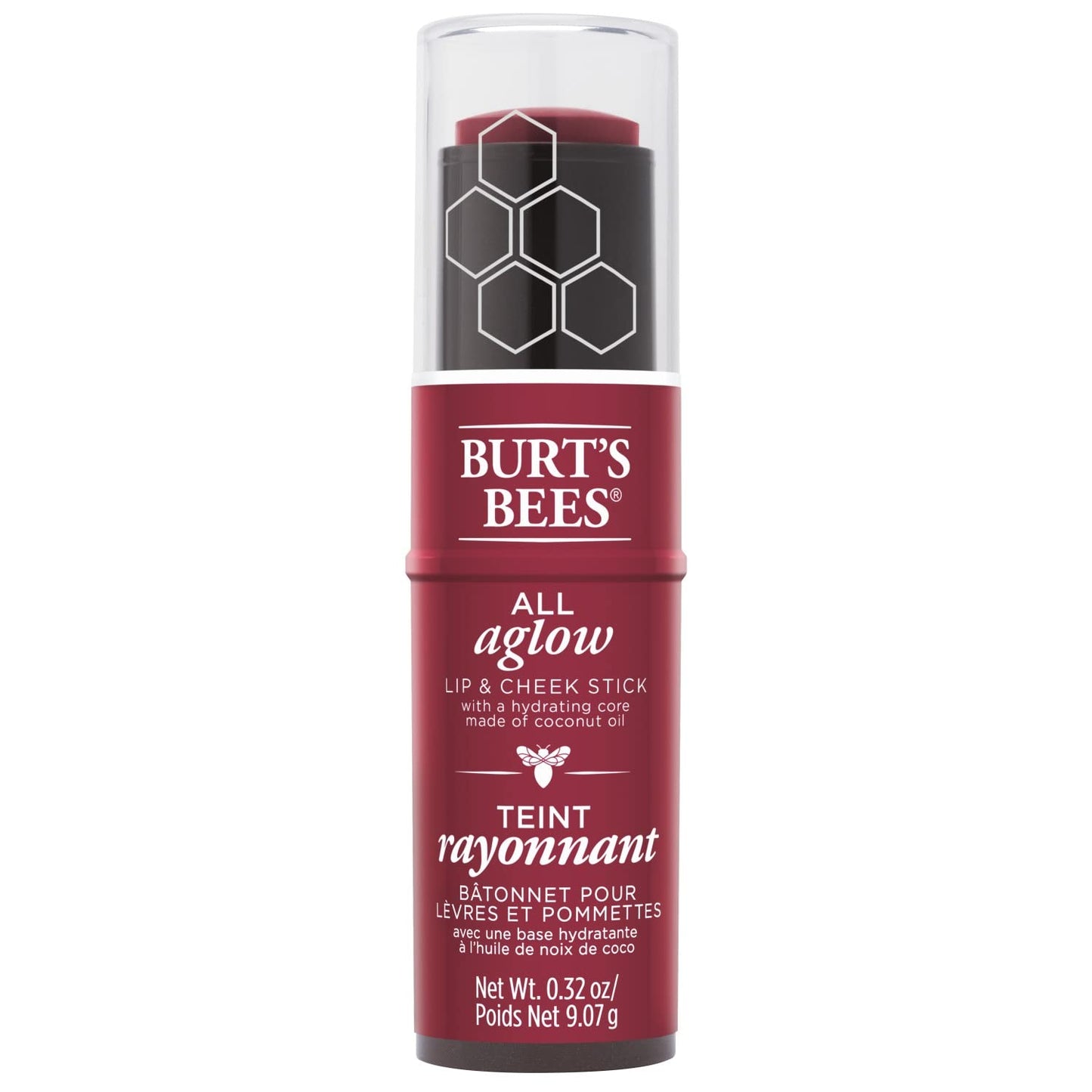 Burts Bees 100% Natural All Aglow Lip & Cheek Stick, Dahlia Dew - 1 Tube Beauty and Personal Care Burt's Bees