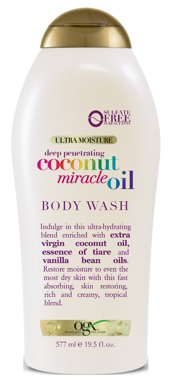 Ogx Body Wash Coconut Oil Miracle 19.5 Ounce (577ml) (6 Pack) Beauty & Personal Care OGX