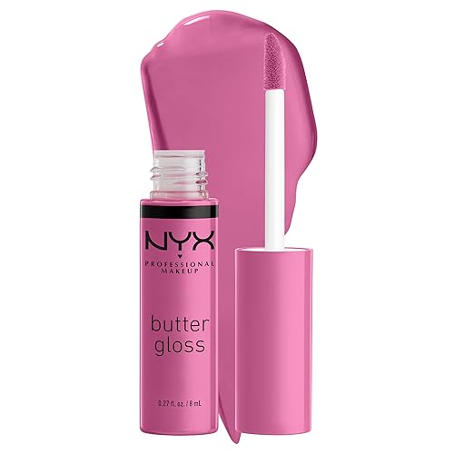 NYX PROFESSIONAL MAKEUP Butter Gloss, Non-Sticky Lip Gloss - Merengue (Pink Lilac) Beauty & Personal Care NYX PROFESSIONAL MAKEUP