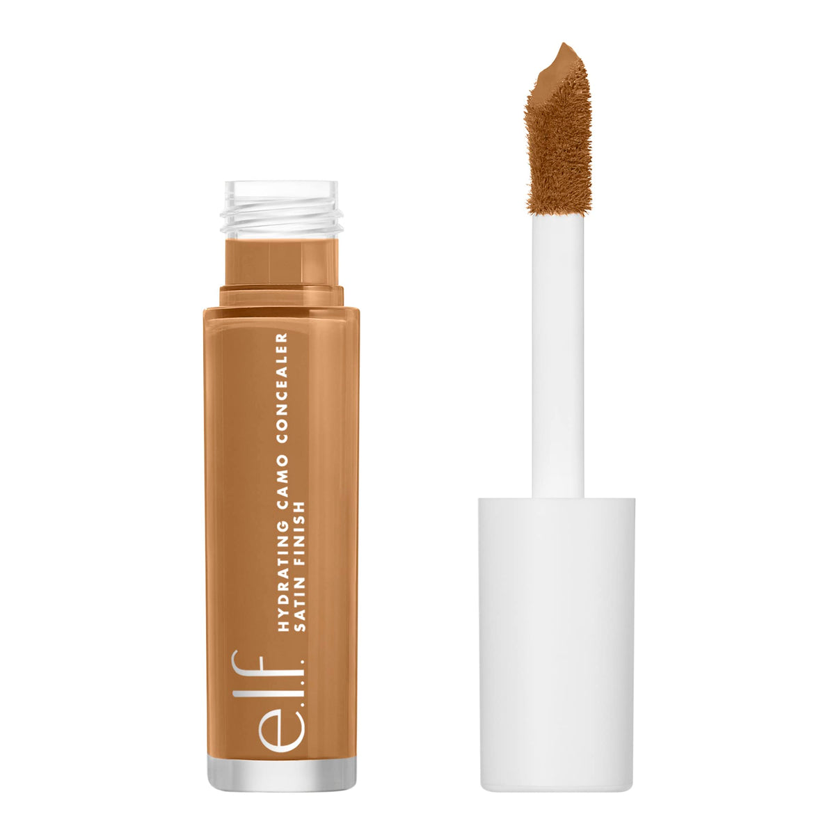 e.l.f. Hydrating Camo Concealer, Covers Blemishes & Under-Eye Circles, Full-Coverage & Delivers A Satin Finish, Vegan & Cruelty-Free, Deep Chestnut Beauty & Personal Care e.l.f.
