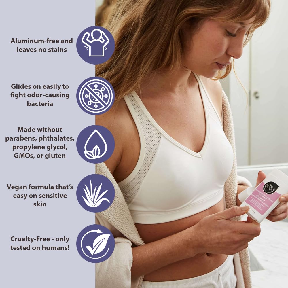 All Good Aluminum Free Deodorant Stick - Natural Deodorant w/Shea Butter & Aloe Vera, Bio-Active Formula, Vegan, Underarm Odor Protection for Men Beauty and Personal Care All Good Makes Everything Better