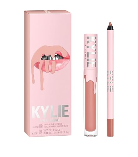 Kylie Jenner Cosmetics Lip Kit -(Bare) Liquid Lipstick And Lip Liner Matte Beauty & Personal Care KYLIE
