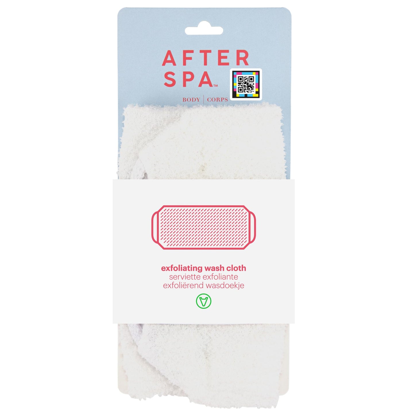 AFTERSPA Bath & Shower Exfoliating Wash Cloth (1 Count (Pack of 1), 1, Count) Beauty and Personal Care AFTERSPA