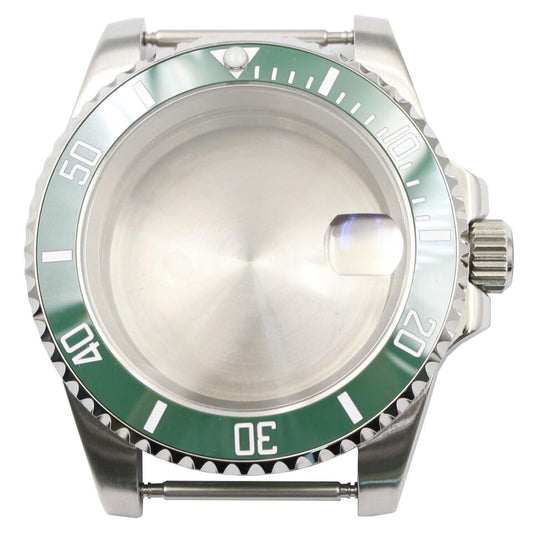 Green 40MM Bezel Sapphire Flat Glass Case Fit for NH35/NH36/4R36 Watch Movement Beauty and Personal Care dreeong