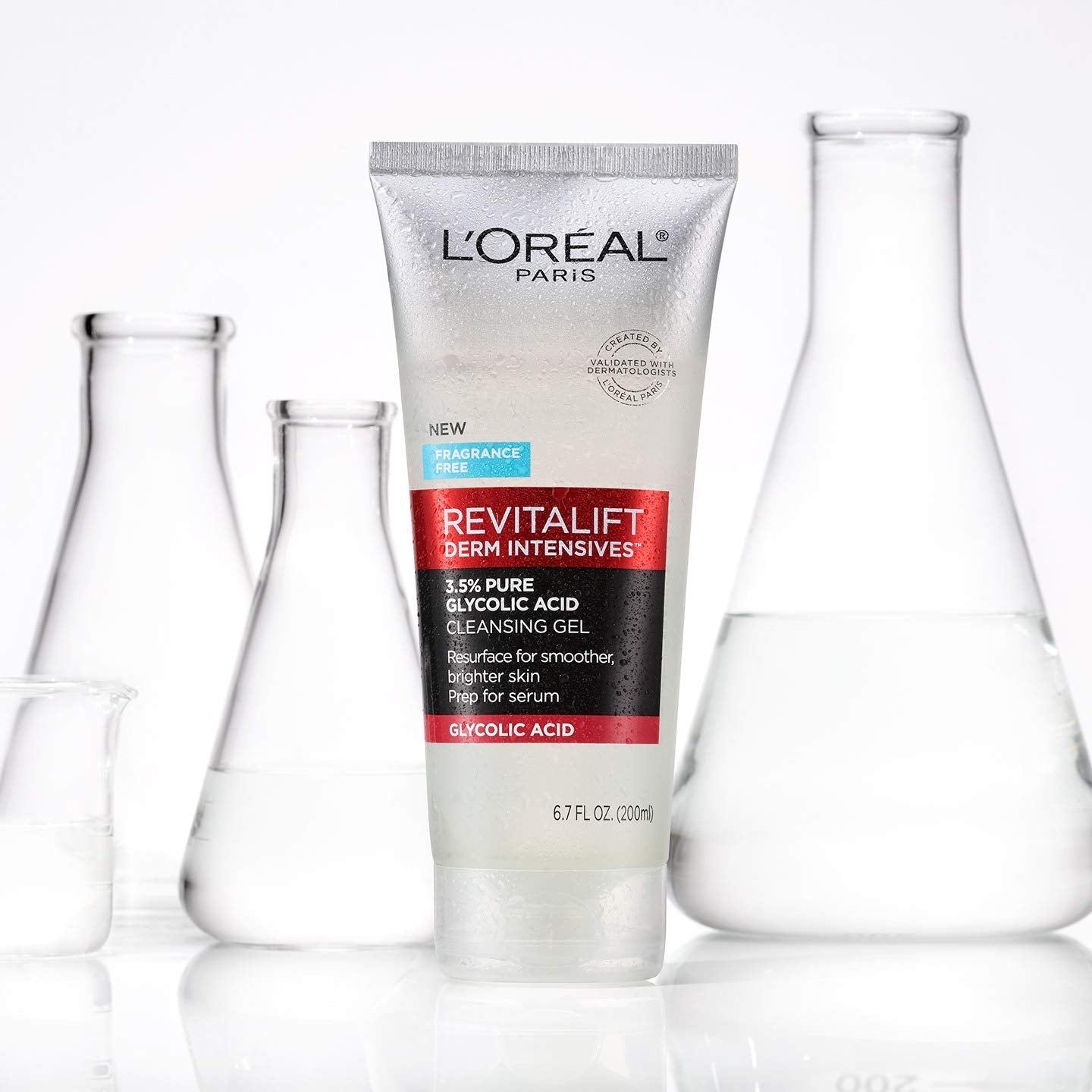 L'Oreal Paris Revitalift 3.5% Pure Glycolic Acid Brightening Cleansing Gel wth Salicylic Acid 6.7 fl oz Beauty & Personal Care L'Oreal Paris