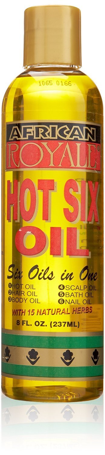 African Royale Hot Six Hair Oil, 8 oz (Pack of 8) Beauty & Personal Care African Royale