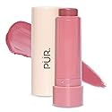 PÜR MINERALS Silky Tint Creamy Multitasking Blush Stick with Peptides, Sparkling Rose - Blush Stick with Natural, Healthy-Looking Glow & Ultra-Creamy Beauty & Personal Care PÜR MINERALS