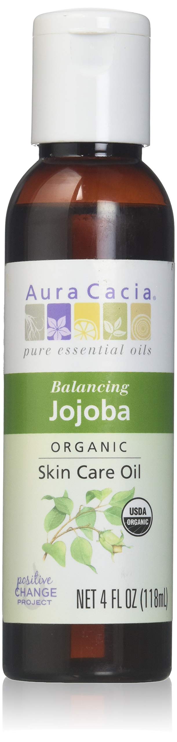 Aura Cacia Certified Organic Skin Care Oil Jojoba 4 oz Beauty & Personal Care Aura Cacia