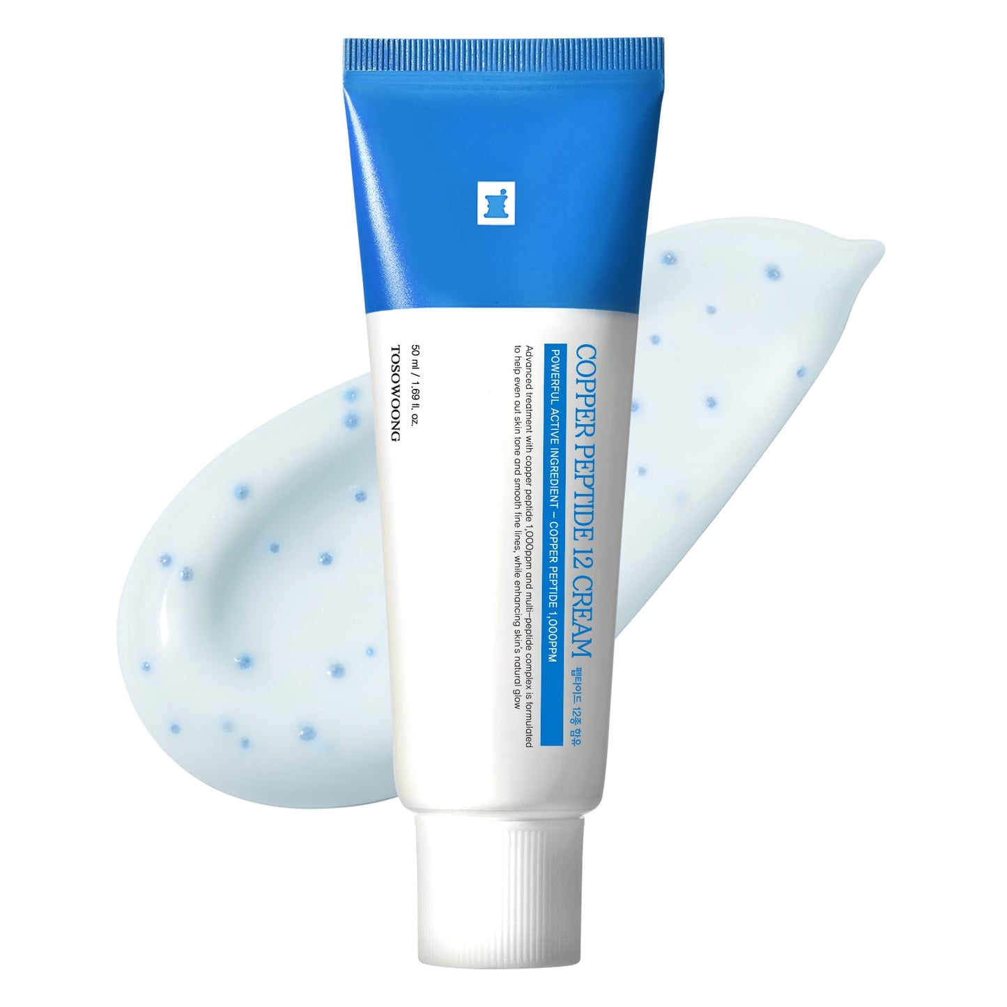 TOSOWOONG Copper Peptide 12 Cream, 99% Purity of Copper Tripeptide-1, GHK-Cu, 12 Multi-Peptide Powerful Anti Aging Formula for Fine Lines, Firming Beauty and Personal Care TOSOWOONG Default Title