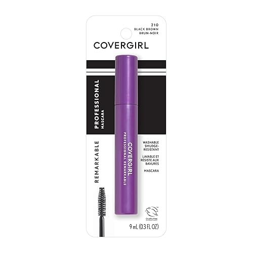 COVERGIRL Professional Remarkable Waterproof Mascara Black Brown 210, 0.3 Ounce (packaging may vary) Beauty & Personal Care COVERGIRL
