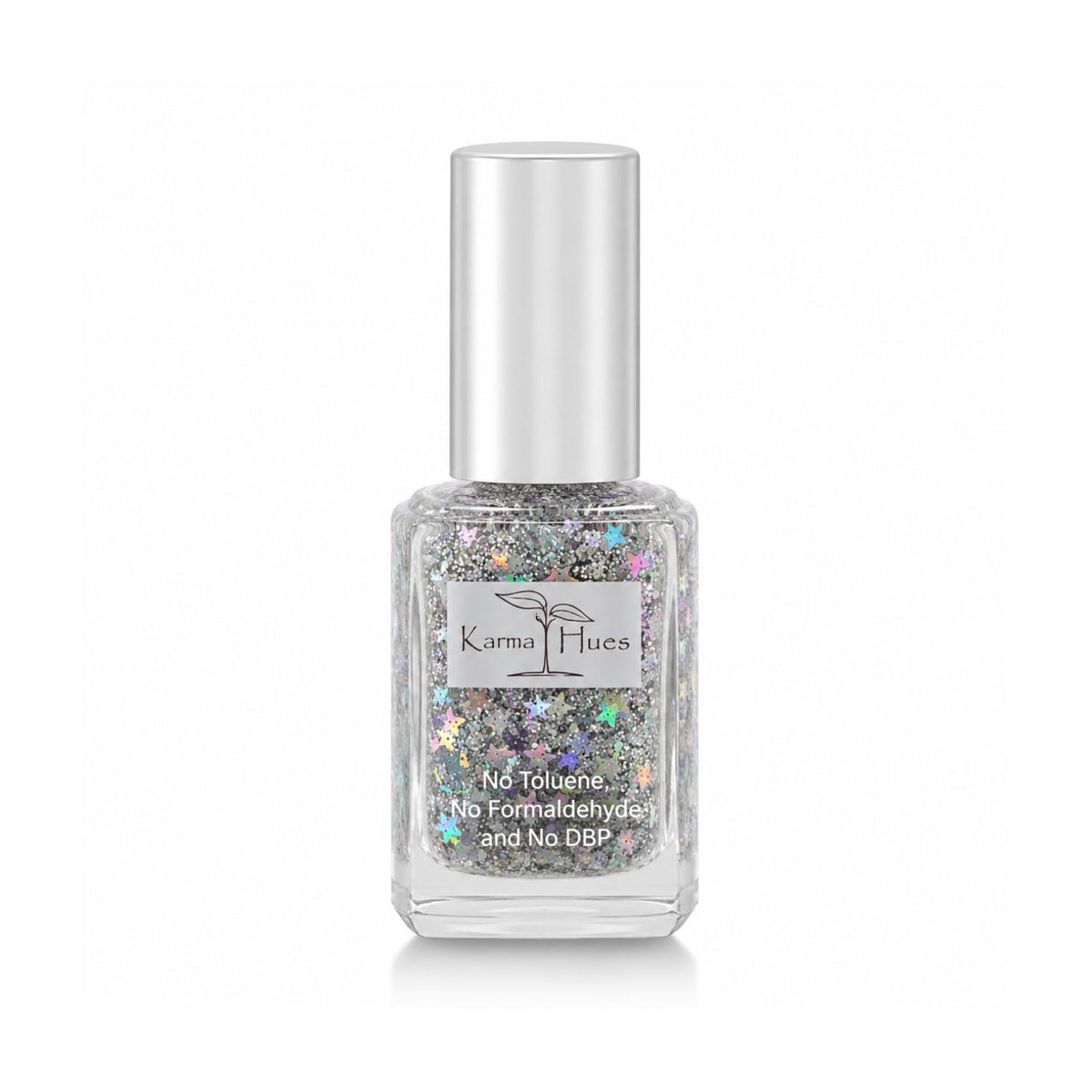 Karma Organic Natural Nail Polish-Non-Toxic Nail Art, Vegan and Cruelty-Free Nail Paint (Glitter Bomb)