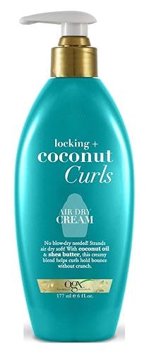 OGX Coconut Curls Air Dry Cream 6 Ounce Pump (Pack of 3) Beauty & Personal Care OGX