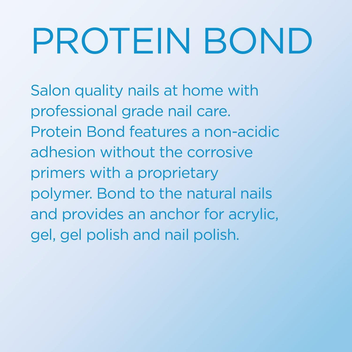 Young Nails Protein Bond - Non-Acidic Nail Primer, Enhanced Adhesion for Gel Polish & Acrylic, Nail Dehydrator, PH Bonder for Gel Nails, 0.25 oz Beauty & Personal Care Young Nails