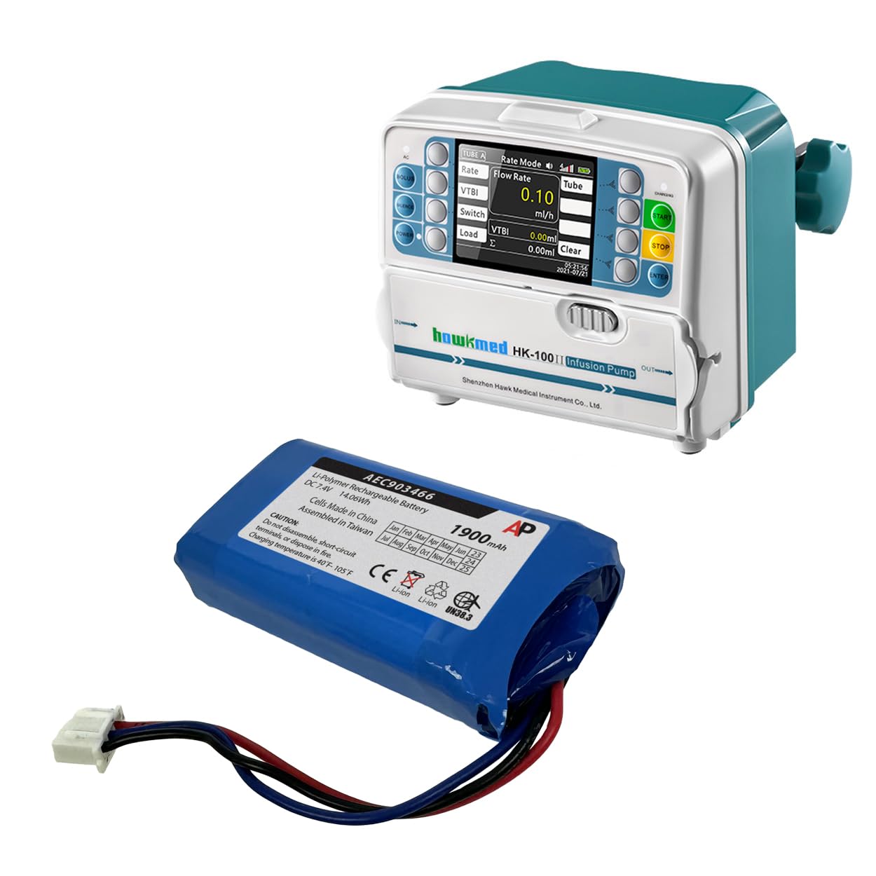 Artisan Power Replacement Battery for Hawk/Hawkmed Syringe Pump HK-050, HK-100, HK-100I - Fully Replaces AEC903466 Beauty and Personal Care Artisan Power